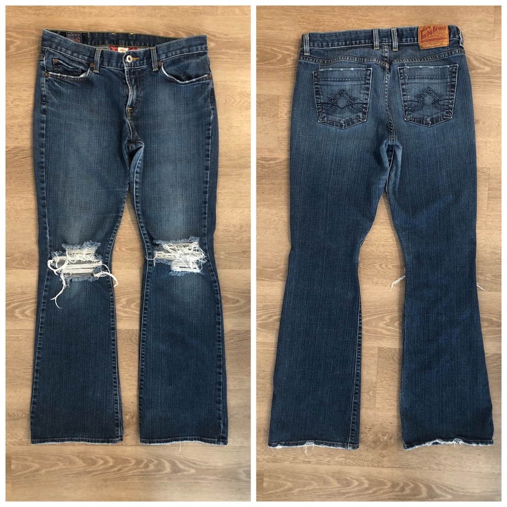 Distressed Lucky Brand Jeans Size 8